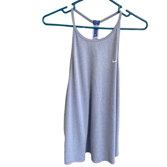 Women's Nike Dri-FIT Striped Training Tank Top Size XL AO9788-438 Blue - Picture 6 of 7